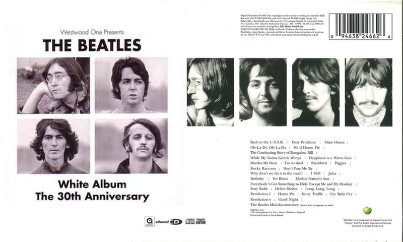Apple y EMI lanzan una versión oficial en el 30º aniversario del Álbum Blanco de 1968