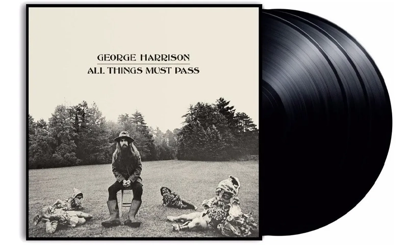 El álbum triple de George All Things Must Pass se edita en EEUU (la edición en el Reino Unido se llevará a cabo el 30 de Noviembre)