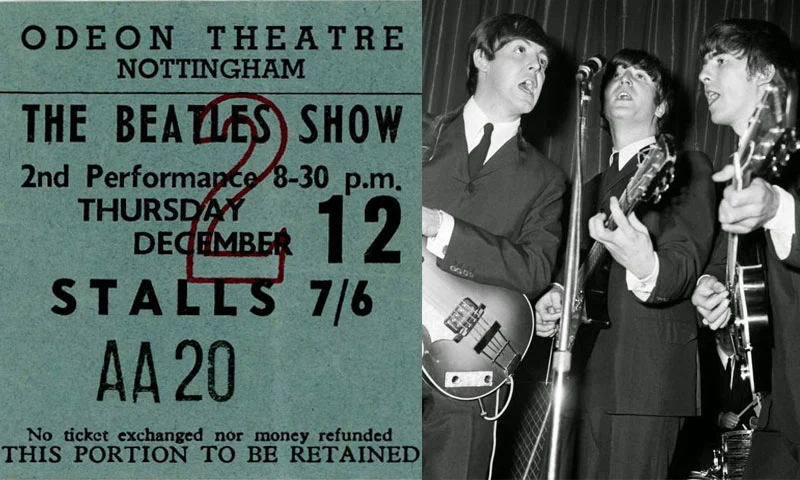 12 DE DICIEMBRE DE 1963
Actuación en Odeon Cinema en Nottingham. (Gira de Otoño).