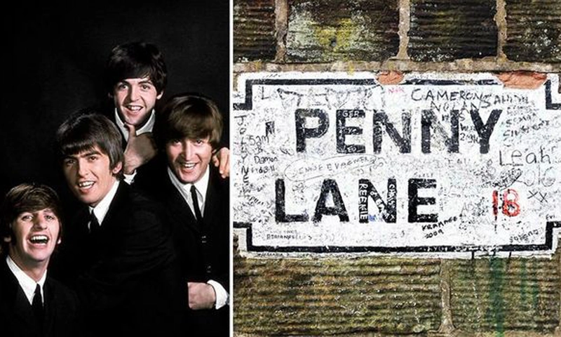 Abbey Road. Paul, mientras se encontraba trabajando solo en el estudio, grabó el respaldo de su éxito “Penny Lane”